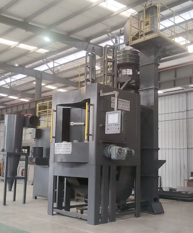 承德转盘式喷砂机 提升圆形工件处理效率