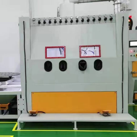 承德高效生产，从箱体手动喷砂机开始，提升零部件质量